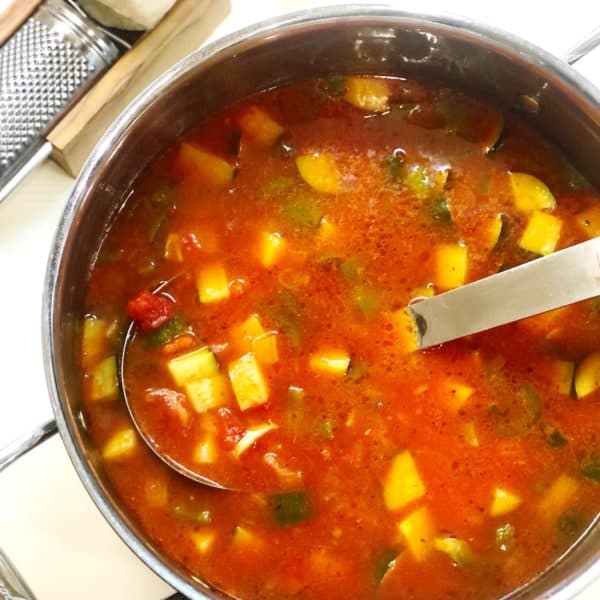 Authentic Italian Zucchini Soup With Orecchiette Keeping It Simple