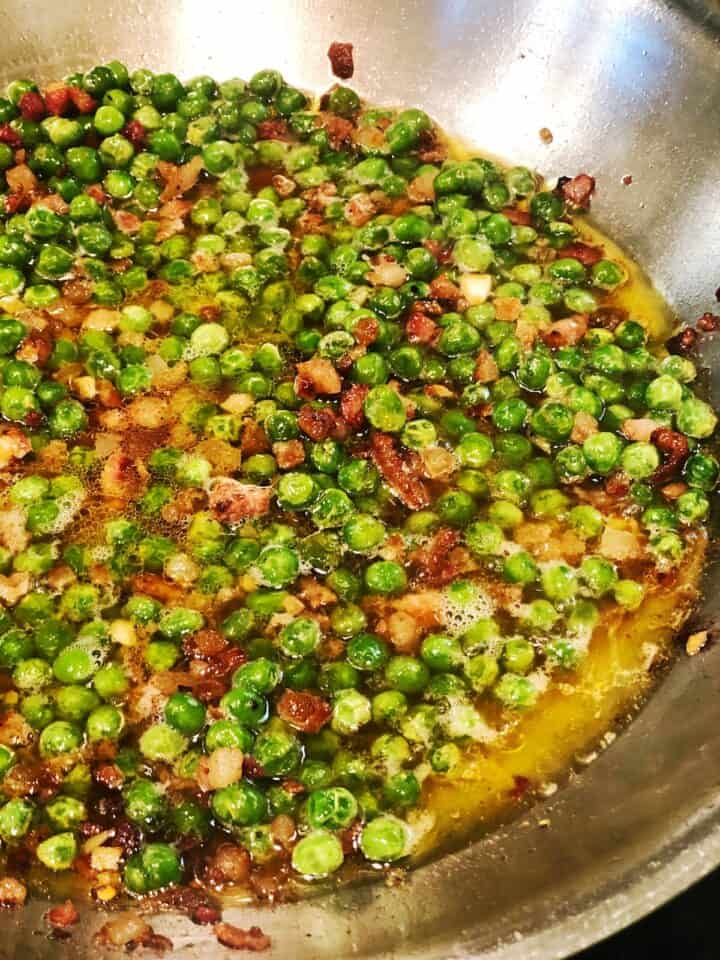 Pasta Piselli e Pancetta (Pasta With Pancetta and Peas) Keeping It
