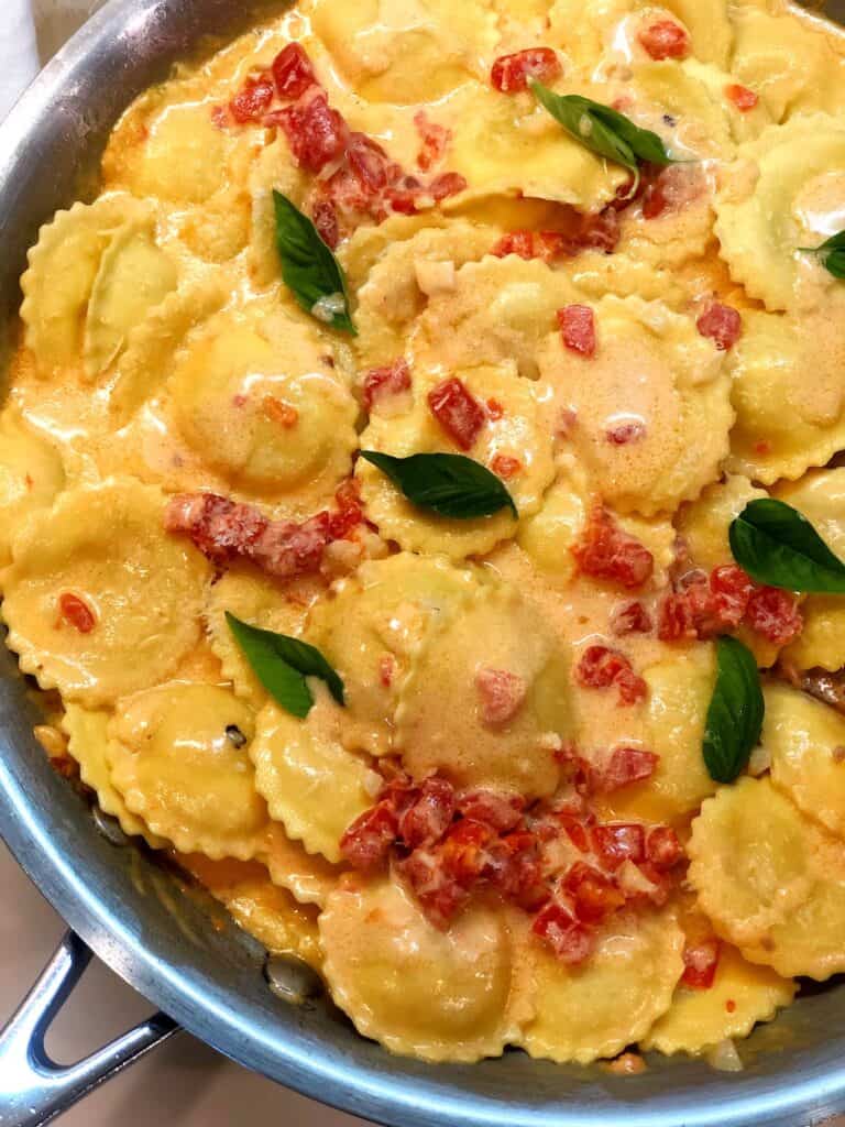 Easy Tomato Cream Sauce For Ravioli Keeping It Simple Italian