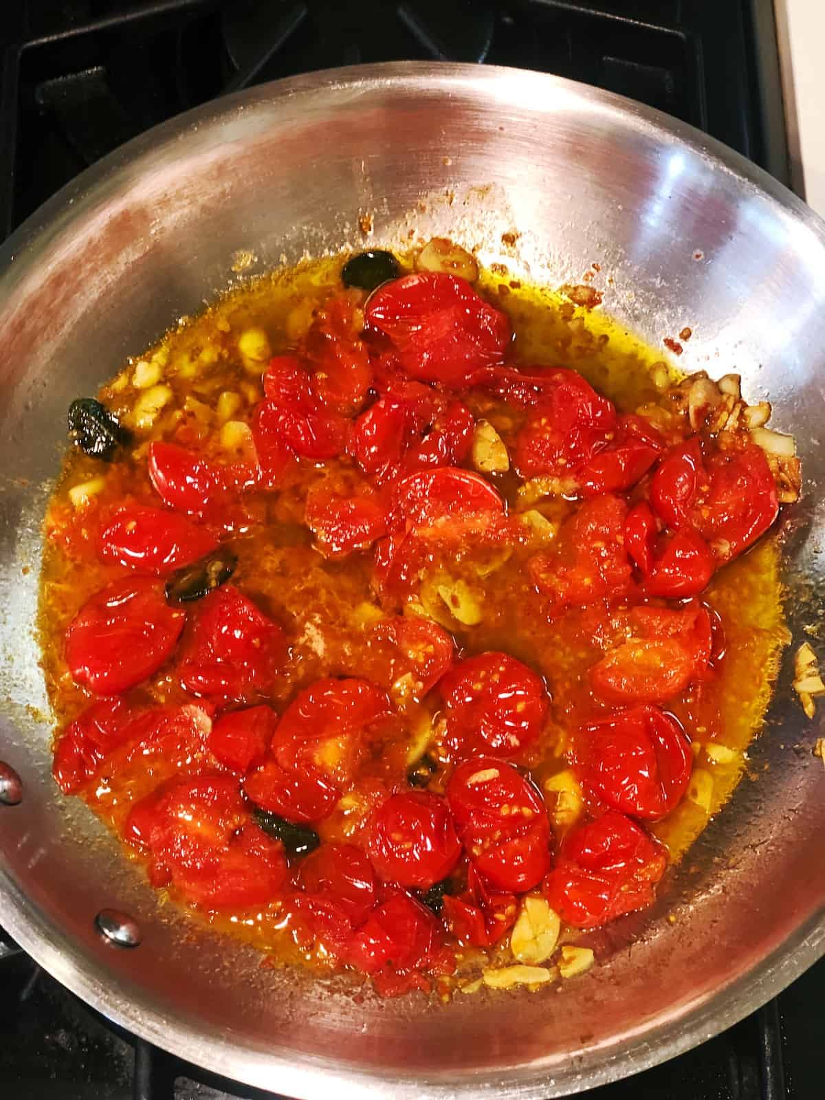 tomatoes cooked down