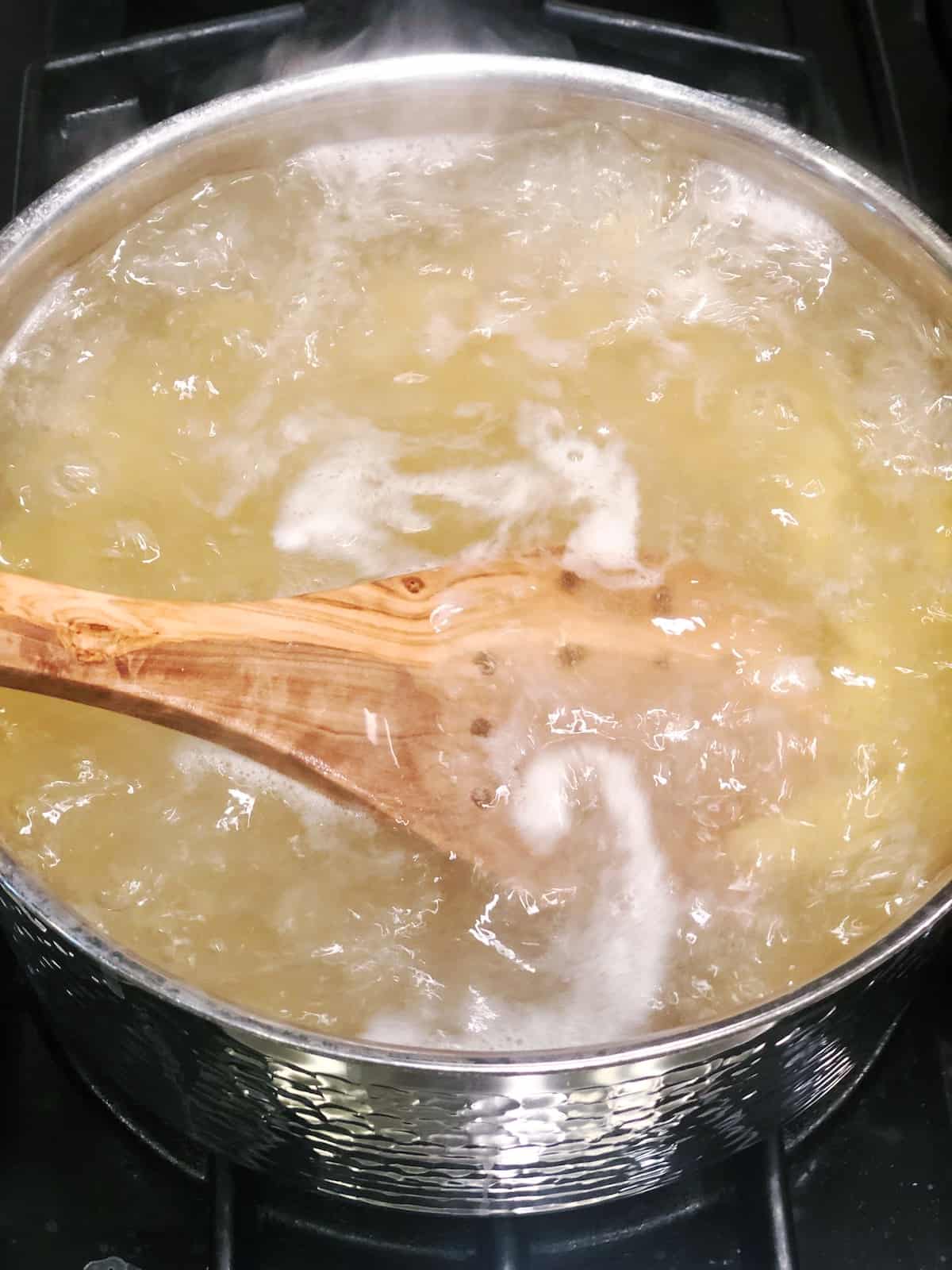 cooking rigatoni