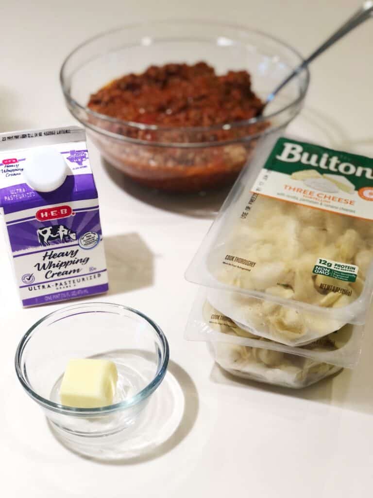 Ultra Creamy Tortellini Bolognese - Keeping It Simple Italian
